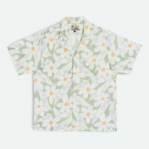 Bather men’s Sage Daisy Camp Shirt - medium